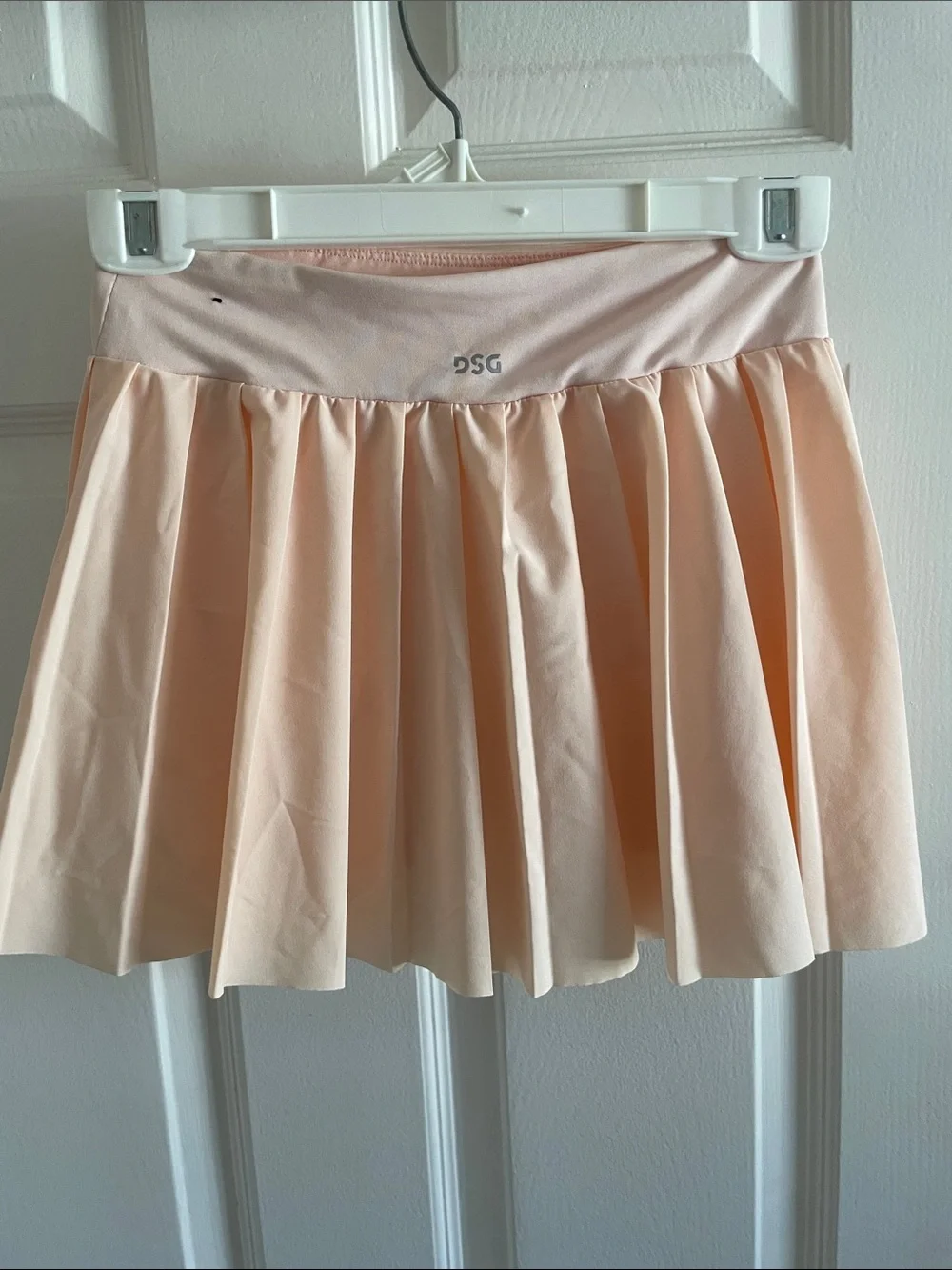 DSG Peach Pleated Skater Skirt Skort M